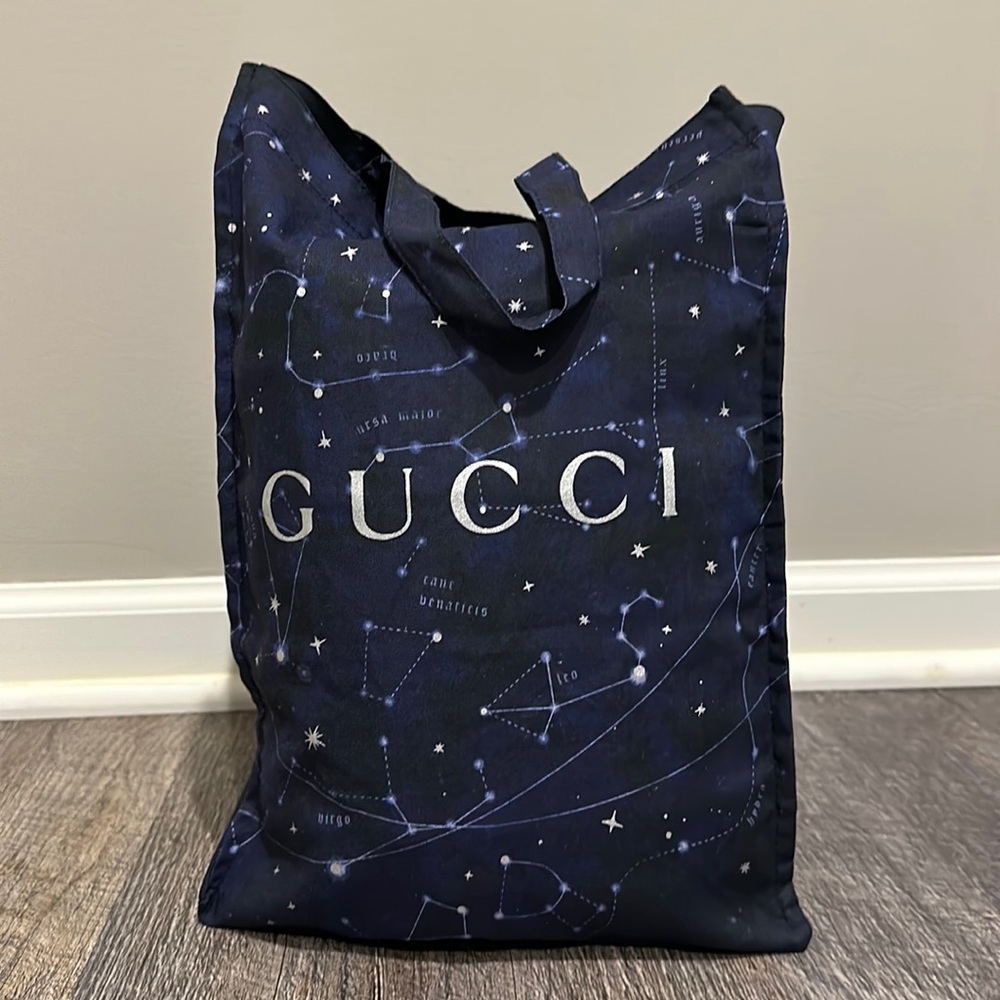 Gucci Canvas Shopping Tote - Constellations, NWOT